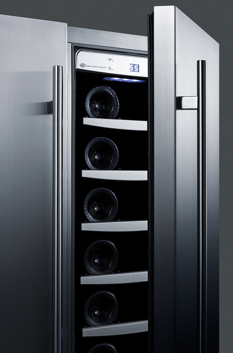 Summit 24" Wide Wine/Beverage Center Refrigerator Accessories Summit Appliance   