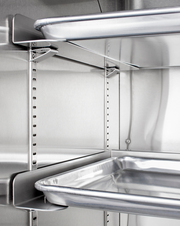 Summit 24" Wide Mini Reach-In Beverage Center with Dolly Refrigerator Accessories Summit Appliance   