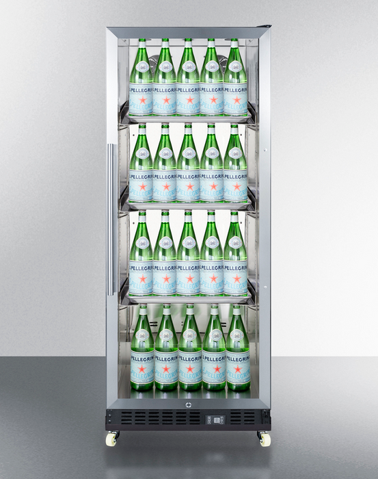 Summit 24" Wide Mini Reach-In Beverage Center with Dolly Refrigerator Accessories Summit Appliance   