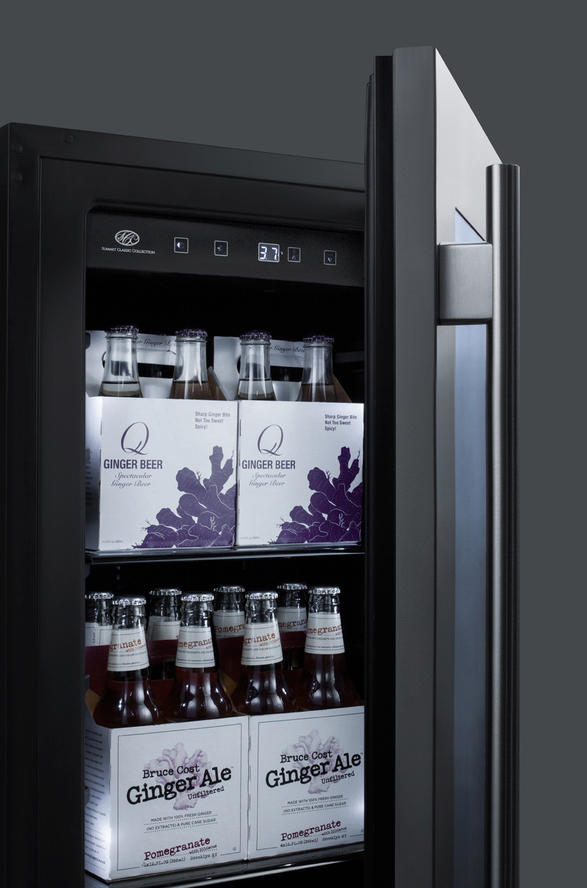 Summit 18" Wide Built-In Beverage Center Refrigerator Accessories Summit Appliance   