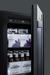 Summit 18" Wide Built-In Beverage Center Refrigerator Accessories Summit Appliance   