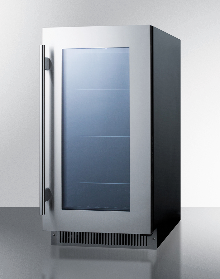 Summit 18" Wide Built-In Beverage Center Refrigerator Accessories Summit Appliance   