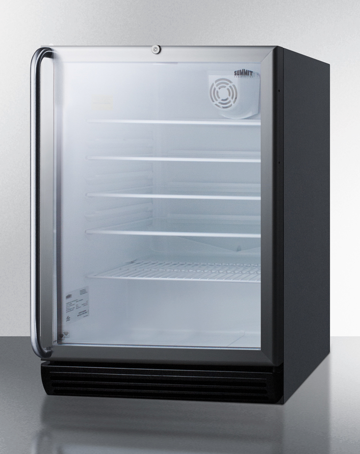 Summit 24" Wide Built-In Beverage Center, ADA Compliant Refrigerator Accessories Summit Appliance   