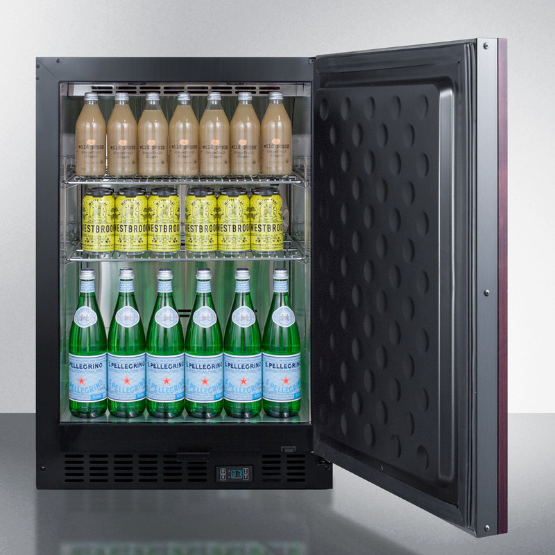 Summit 24" Wide Built-In Beverage Center (Panel Not Included) Refrigerator Accessories Summit Appliance   