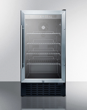 Summit 18" Wide Built-In Beverage Center, ADA Compliant Refrigerator Accessories Summit Appliance   