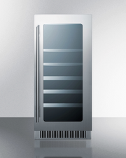 Summit 15" Wide Built-In Wine/Beverage Center Refrigerator Accessories Summit Appliance   