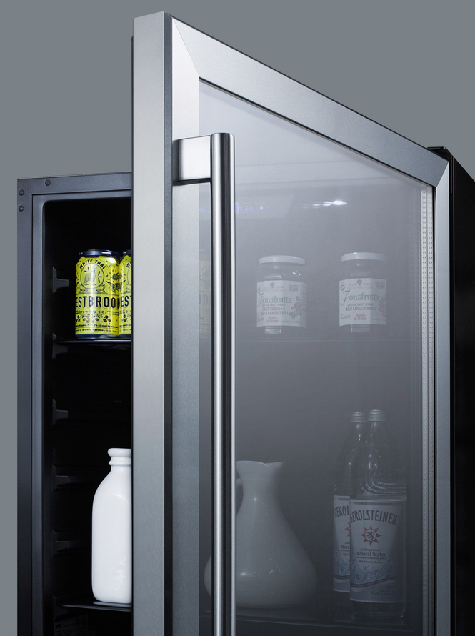Summit 24" Wide Built-In Beverage Center, ADA Compliant Refrigerator Accessories Summit Appliance   