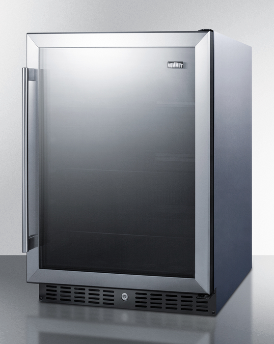 Summit 24" Wide Built-In Beverage Center, ADA Compliant Refrigerator Accessories Summit Appliance   