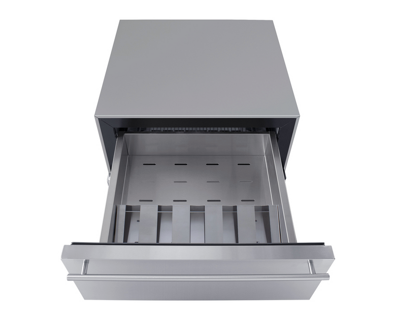 Summit 24" Wide Built-In Commercial Beverage Refrigerator With Top Drawer Refrigerator Accessories Summit Appliance   