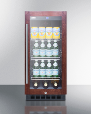 Summit 15" Wide Built-In Beverage Center (Panel Not Included) Refrigerator Accessories Summit Appliance   
