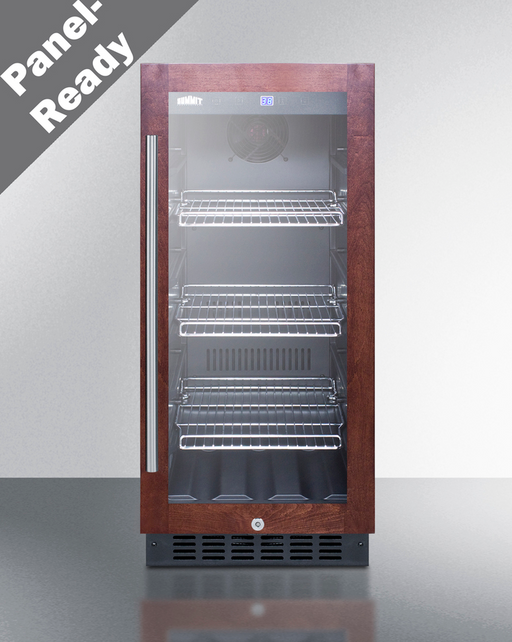 Summit 15" Wide Built-In Beverage Center (Panel Not Included) Refrigerator Accessories Summit Appliance   