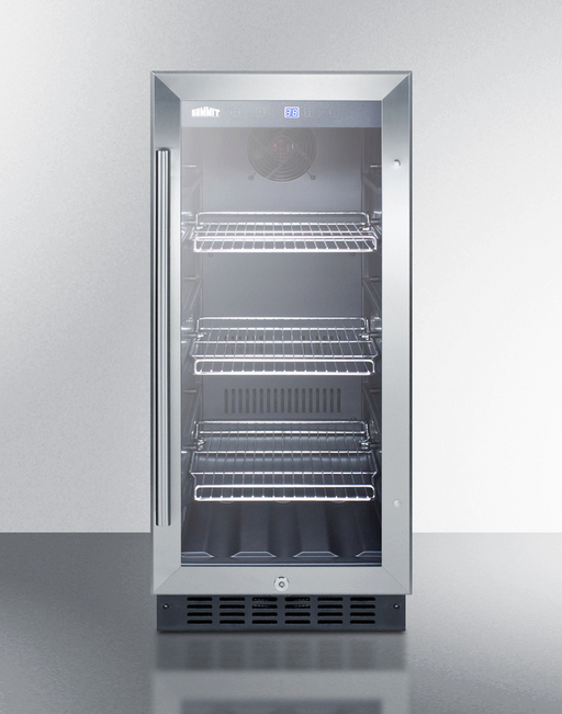 Summit 15" Wide Built-In Beverage Center Refrigerator Accessories Summit Appliance   