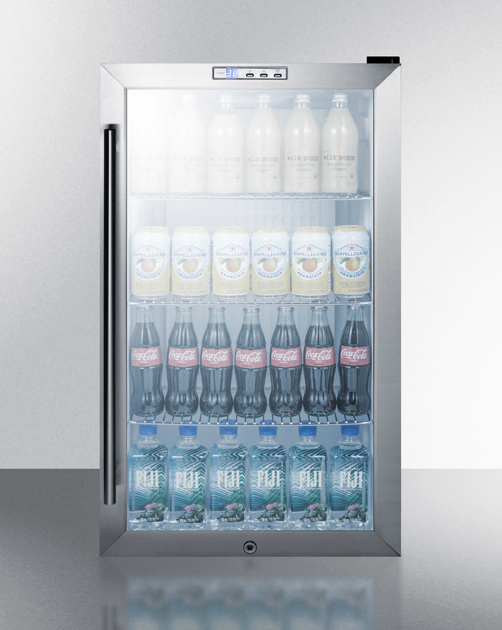 Summit 19" Wide Built-In Beverage Center Refrigerator Accessories Summit Appliance   
