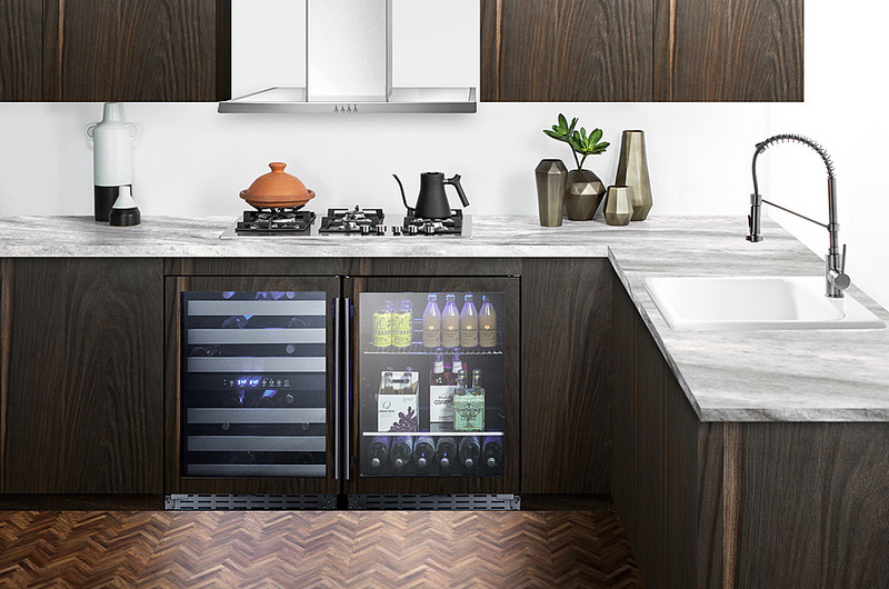 Summit 24" Wide Built-In Beverage Cooler, ADA Compliant Refrigerator Accessories Summit Appliance   