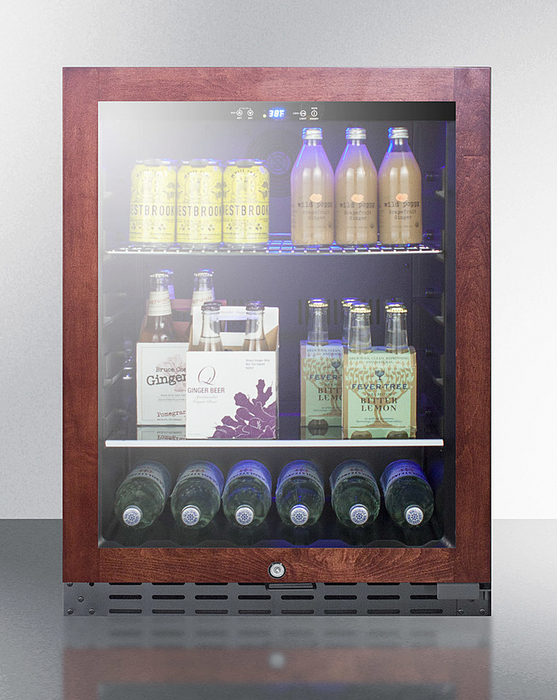Summit 24" Wide Built-In Beverage Cooler, ADA Compliant Refrigerator Accessories Summit Appliance   