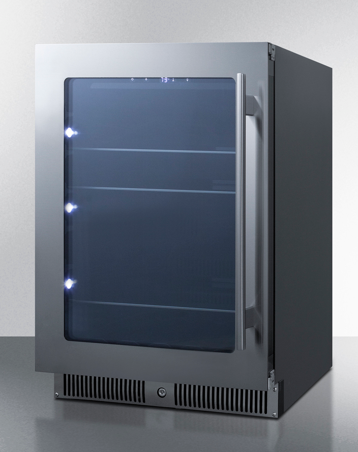 Summit 24" Wide Built-In Beverage Center Refrigerator Accessories Summit Appliance   