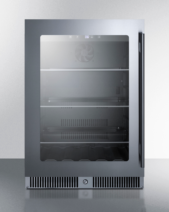 Summit 24" Wide Built-In Beverage Center Refrigerator Accessories Summit Appliance   