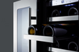 Summit 24" Wide Built-In Wine/Beverage Center Refrigerator Accessories Summit Appliance   