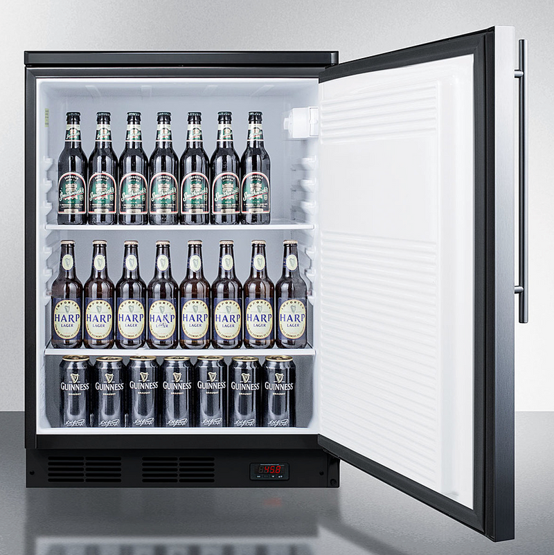 Summit 24" Wide Built-In Pub Cellar Refrigerator Accessories Summit Appliance   