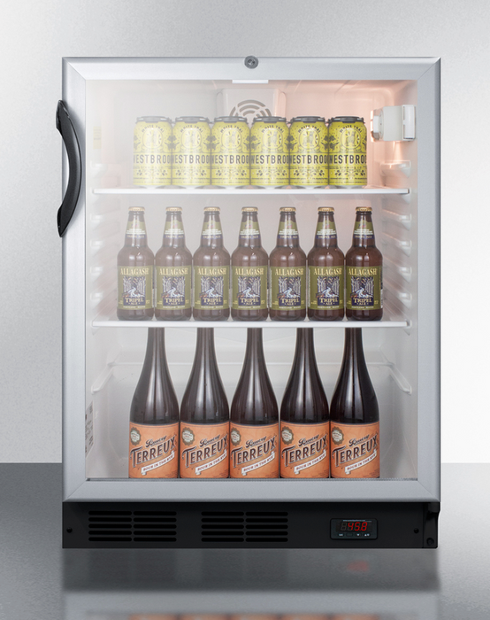 Summit 24" Wide Built-In Craftr Beer Pub Cellar Refrigerator Accessories Summit Appliance   