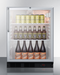 Summit 24" Wide Built-In Craft Beer Pub Cellar Refrigerator Accessories Summit Appliance   