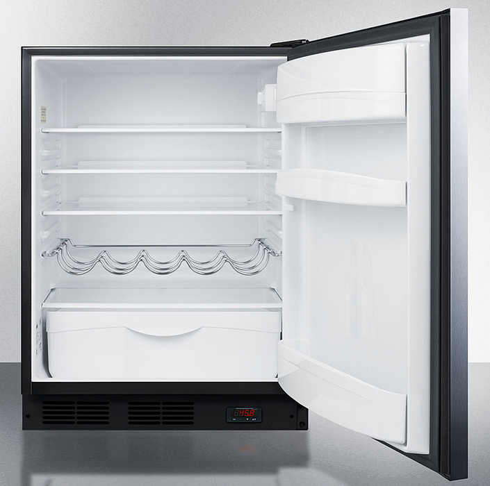 Summit 24" Wide Built-In Pub Cellar ADA Compliant Refrigerator Accessories Summit Appliance   