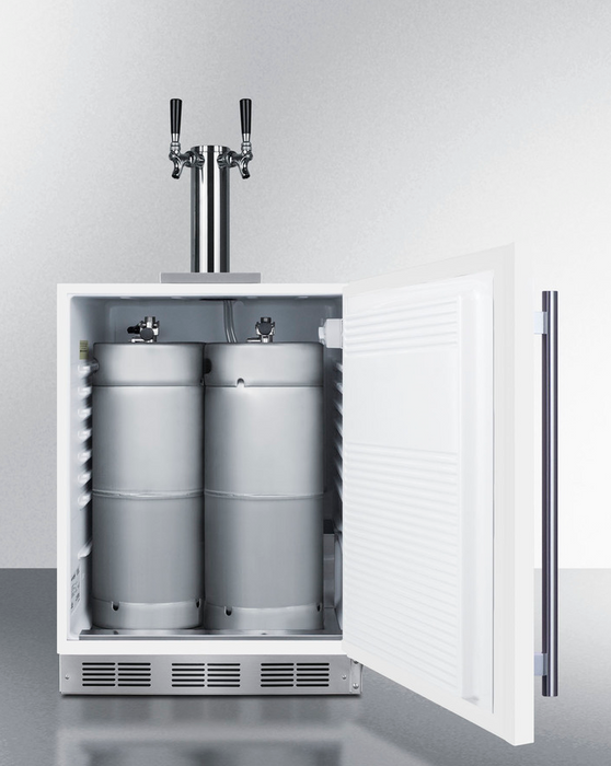 Summit 24" Wide Built-In Wine Kegerator, ADA Compliant Refrigerator Accessories Summit Appliance   