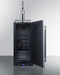 Summit 15" Wide Built-In Nitro-Infused Coffee Kegerator Refrigerator Accessories Summit Appliance   