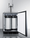Summit 24" Wide Built-In Coffee Kegerator, ADA Compliant Refrigerator Accessories Summit Appliance   