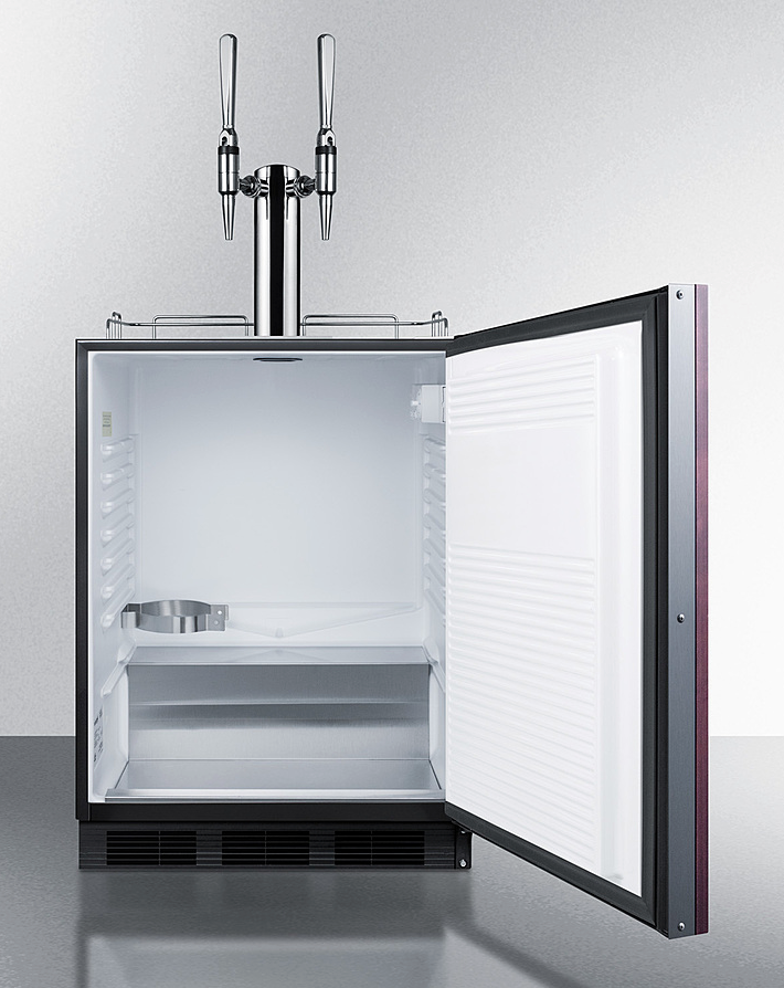 Summit 24" Wide Built-In Nitro-Infused Coffee Kegerator, ADA Compliant (Panel Not Included) Refrigerator Accessories Summit Appliance   