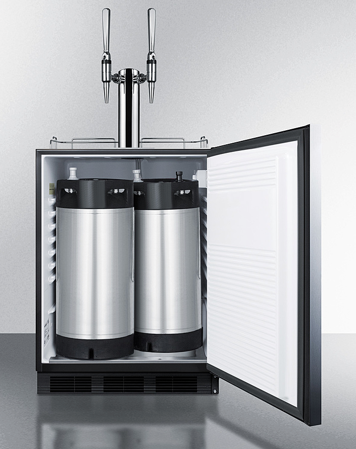 Summit 24" Wide Built-In Nitro-Infused Coffee Kegerator, ADA Compliant Refrigerator Accessories Summit Appliance   