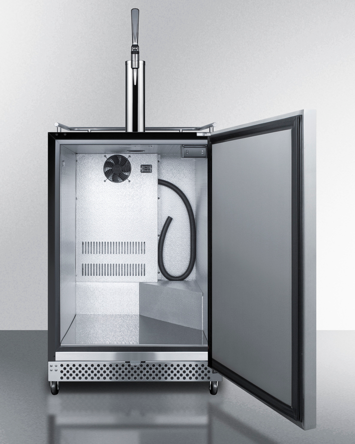 Summit 24" Wide Built-In Outdoor Nitro-Infused Coffee Kegerator Refrigerator Accessories Summit Appliance   