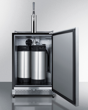 Summit 24" Wide Built-In Outdoor Nitro-Infused Coffee Kegerator Refrigerator Accessories Summit Appliance   