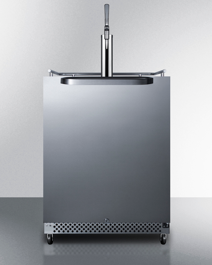 Summit 24" Wide Built-In Outdoor Nitro-Infused Coffee Kegerator Refrigerator Accessories Summit Appliance   