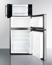 Summit Microwave/Refrigerator-Freezer Combination with Allocator Refrigerator Accessories Summit Appliance   