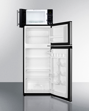 Summit Microwave/Refrigerator-Freezer Combination with Allocator Refrigerator Accessories Summit Appliance   