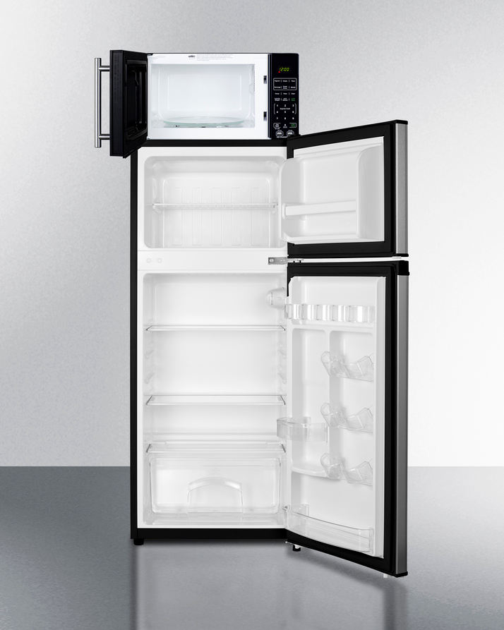 Summit Microwave/Refrigerator-Freezer Combination with Allocator Refrigerator Accessories Summit Appliance   
