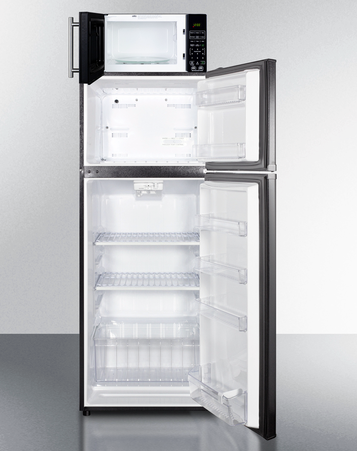 Summit Microwave/Refrigerator-Freezer Combination with Allocator Refrigerator Accessories Summit Appliance   