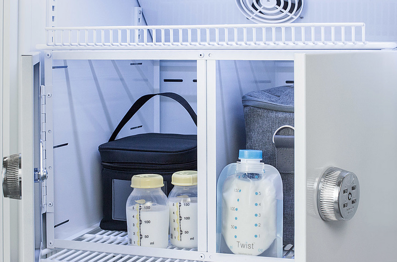 Summit 8 cu.ft. MOMCUBE Breast Milk Refrigerator/Microwave Combination Refrigerator Accessories Summit Appliance   