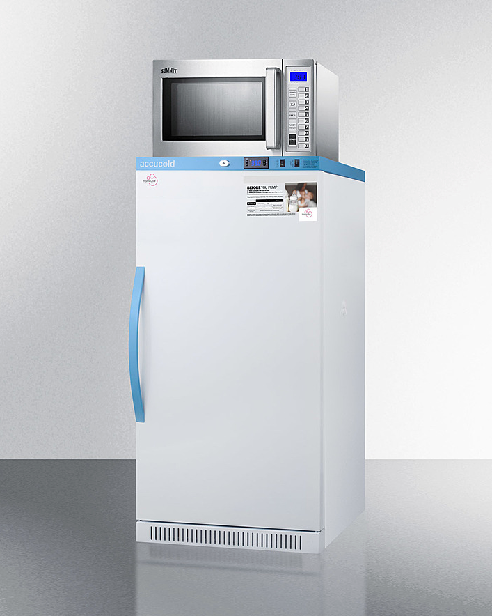 Summit 8 cu.ft. MOMCUBE Breast Milk Refrigerator/Microwave Combination Refrigerator Accessories Summit Appliance   