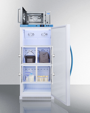 Summit 8 cu.ft. MOMCUBE Breast Milk Refrigerator/Microwave Combination Refrigerator Accessories Summit Appliance   