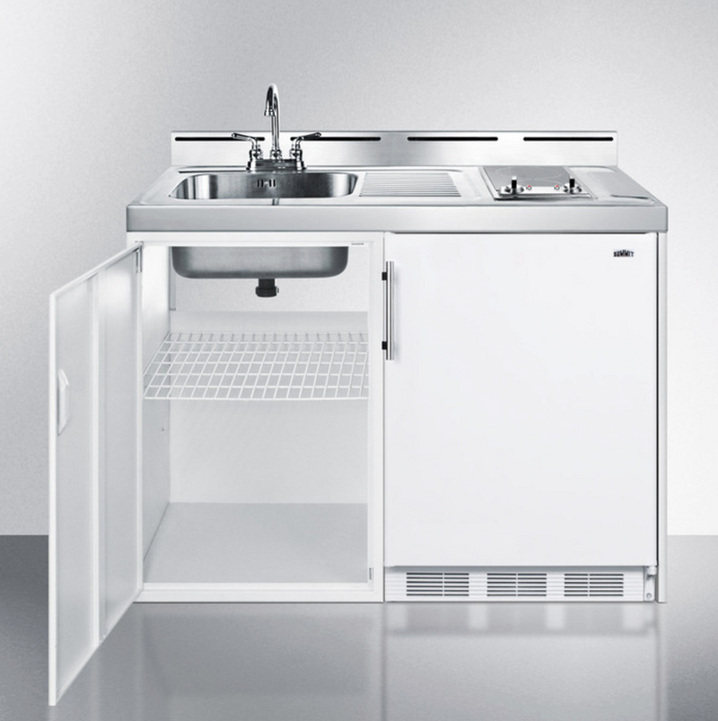 Summit 48" Wide All-In-One Kitchenette Refrigerator Accessories Summit Appliance   