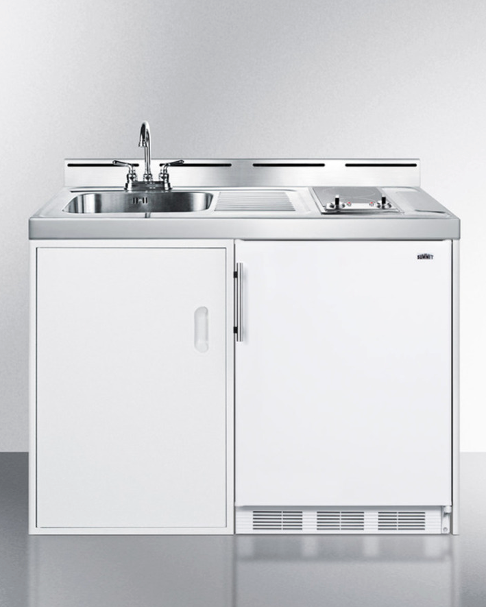 Summit 48" Wide All-In-One Kitchenette Refrigerator Accessories Summit Appliance   