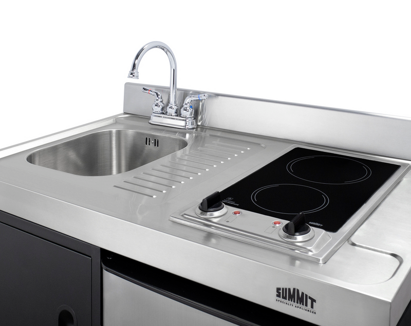 Summit 39" Wide All-In-One Kitchenette Refrigerator Accessories Summit Appliance   