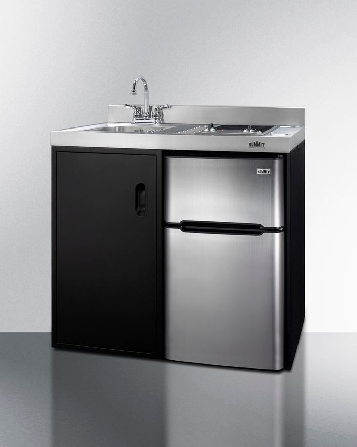 Summit 39" Wide All-In-One Kitchenette Refrigerator Accessories Summit Appliance   