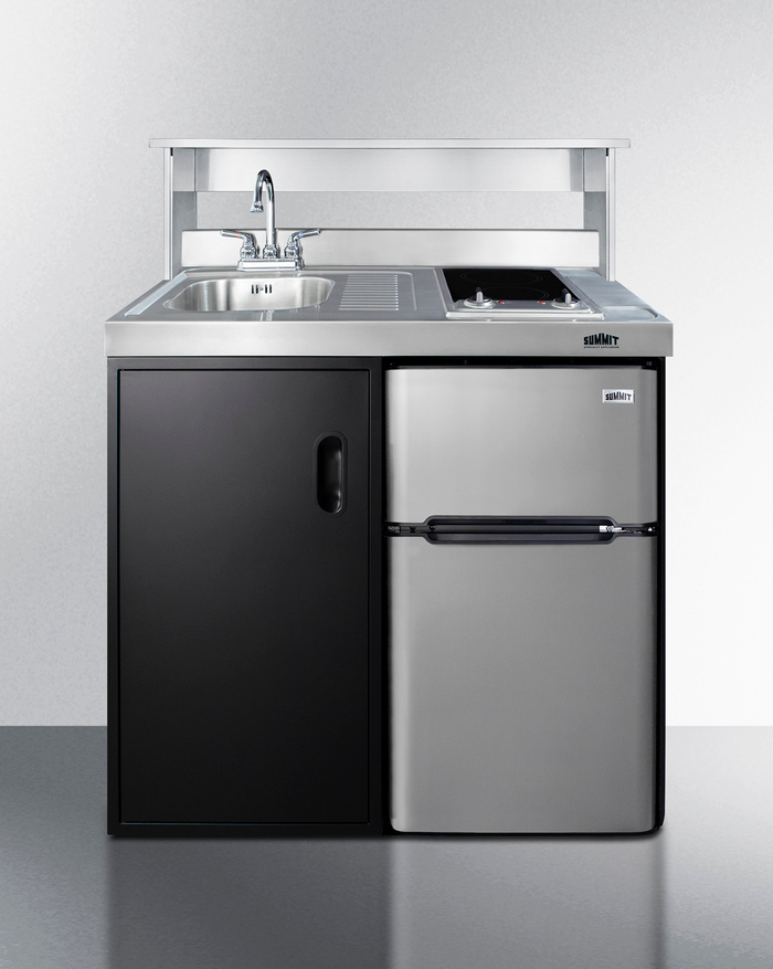 Summit 39" Wide All-In-One Kitchenette Refrigerator Accessories Summit Appliance   