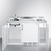 Summit 60" Wide All-In-One Kitchenette Refrigerator Accessories Summit Appliance   