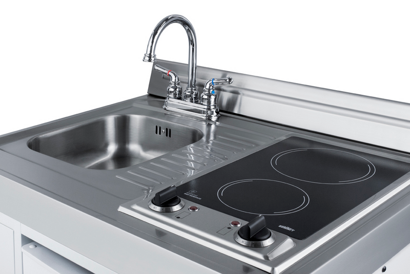 Summit 39" Wide All-In-One Kitchenette Refrigerator Accessories Summit Appliance   