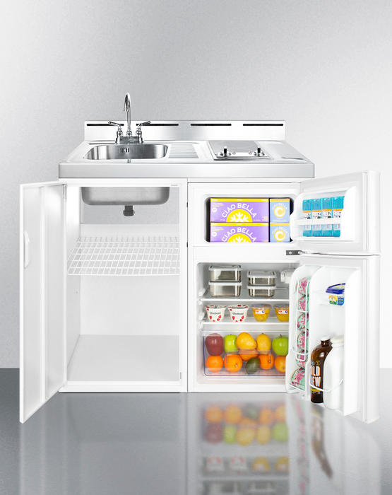 Summit 39" Wide All-In-One Kitchenette Refrigerator Accessories Summit Appliance   