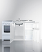 Summit 60" Wide All-in-One Kitchenette with Electric Range Refrigerator Accessories Summit Appliance   